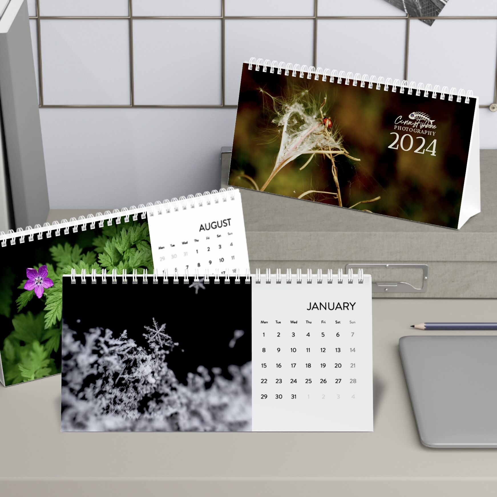 Nature Photography Desk Calendar 2024